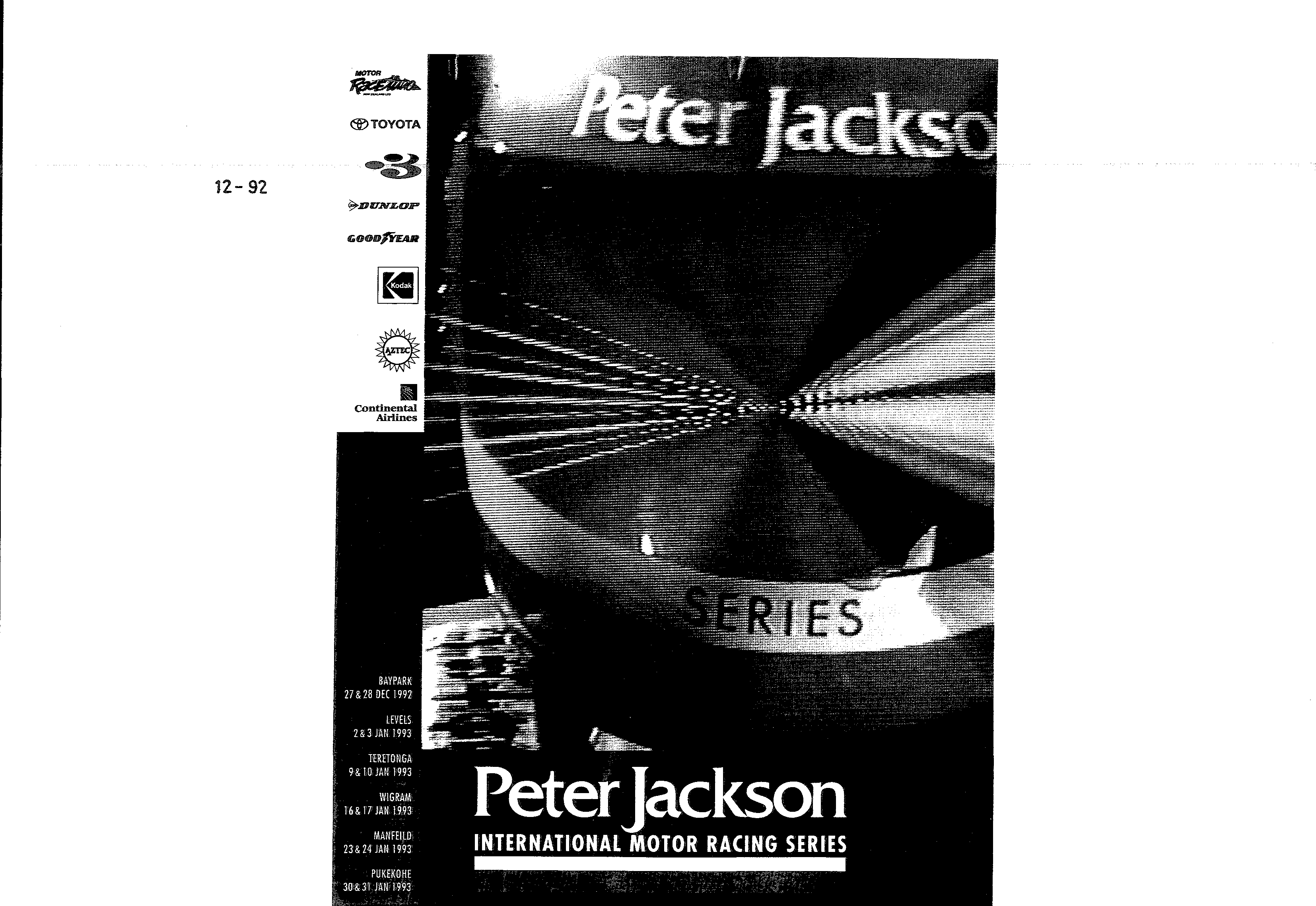 Scan of the clipping page, December 1992