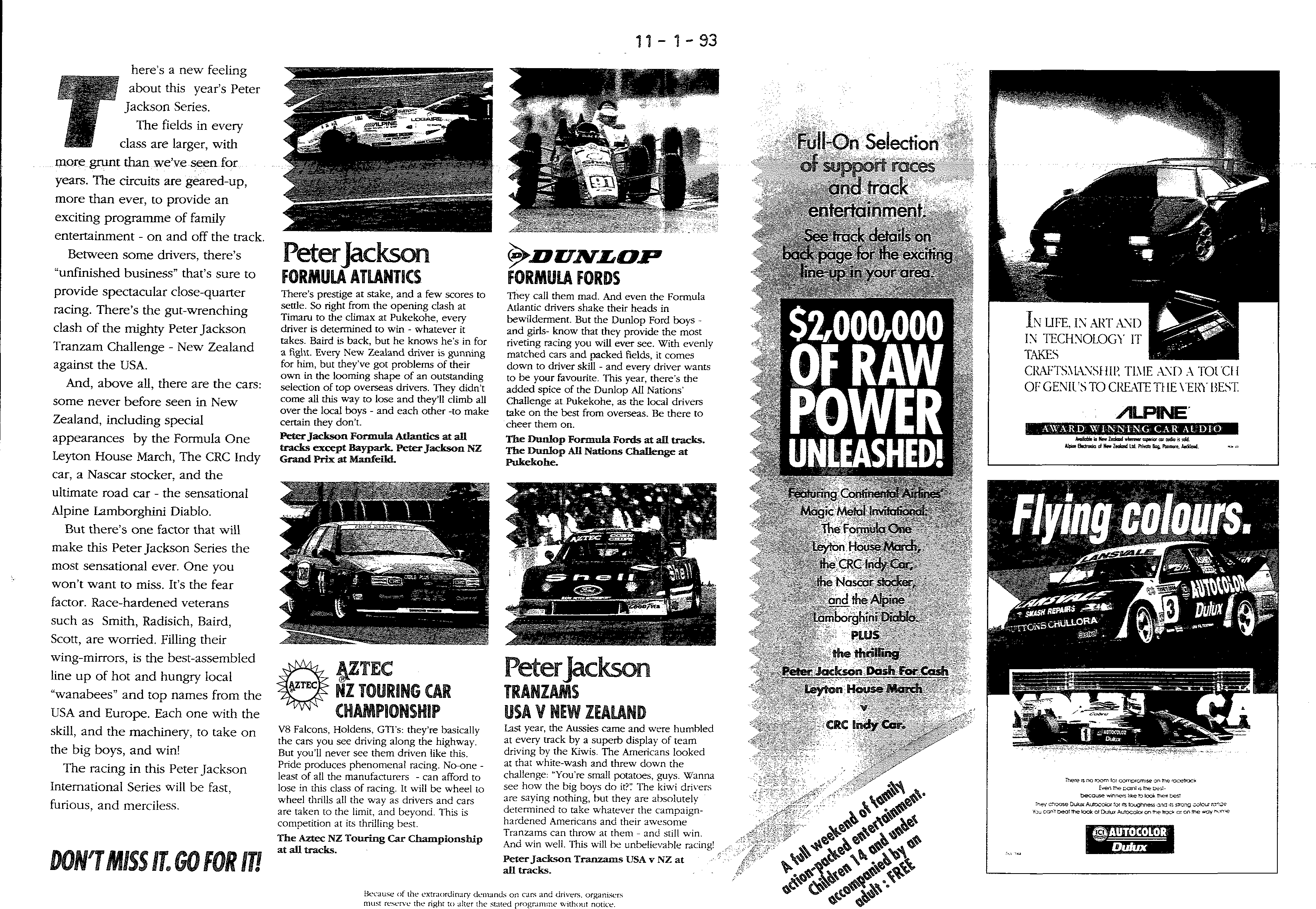 Scan of the clipping page, 9 January 1993