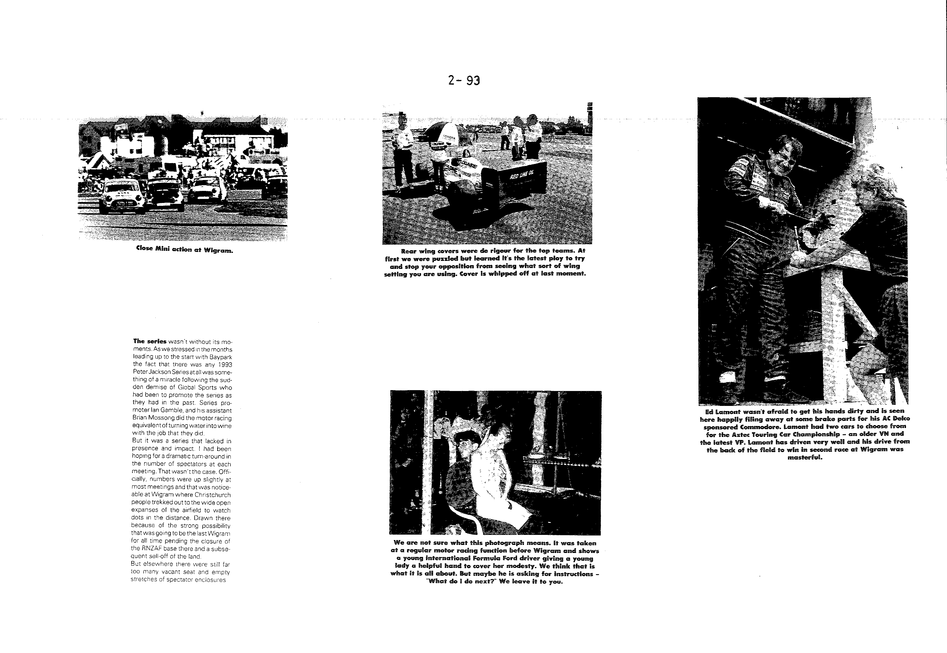 Scan of the clipping page, February 1993